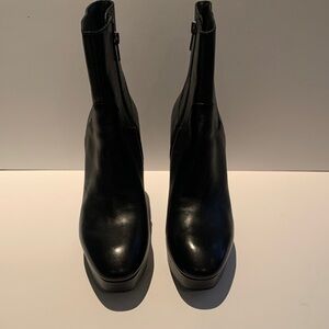 Ash Black Ankle Booties